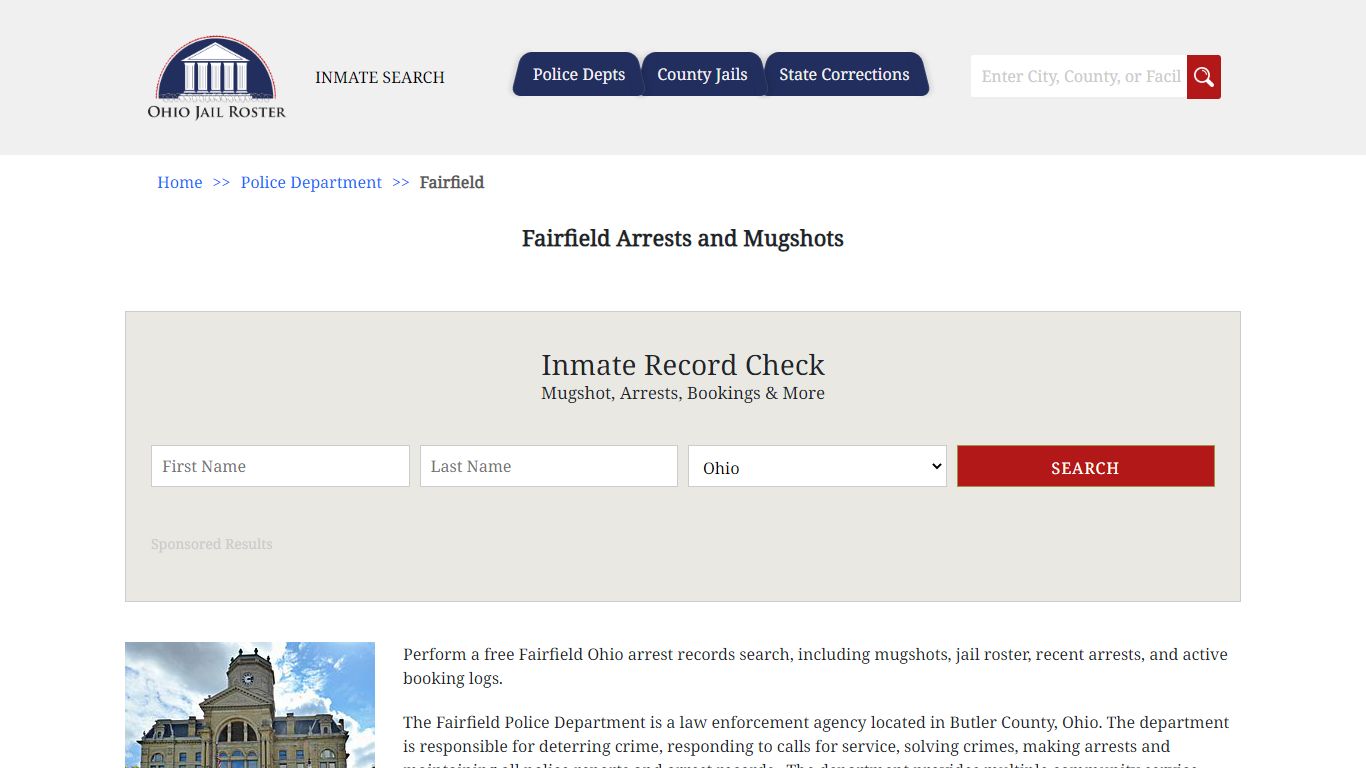 Fairfield Arrests and Mugshots | Jail Roster Search